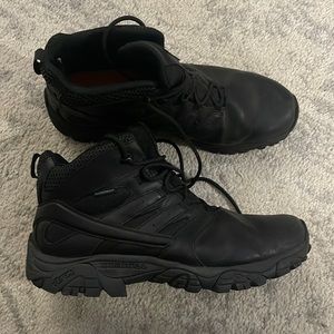 Merrell work boots.